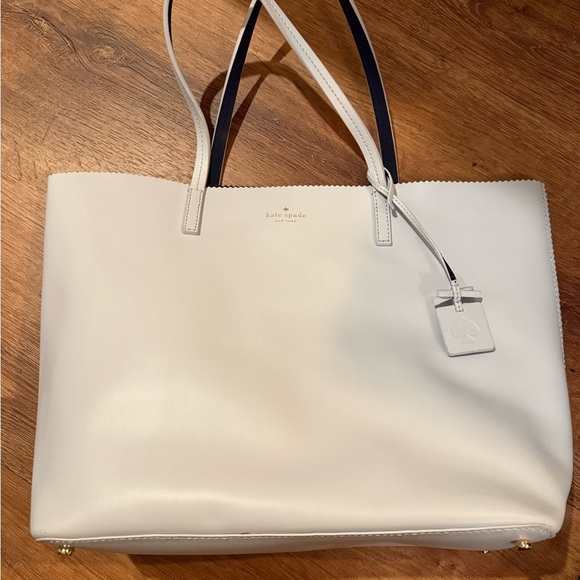 Kate Spade Light Gray Tote Bag - Picture 2 of 10